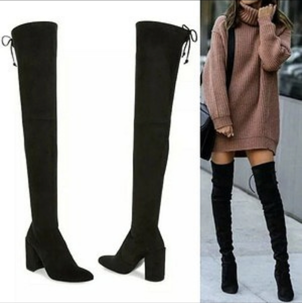 Stuart Weitzman Nualllegs Over Knee Suede Boots 7